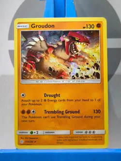 Groudon - 113/236 - Cracked Ice Deck Promo - S&M Cosmic Eclipse - Pokemon TCG - Image 3