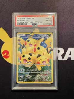 2016 POKEMON GENERATIONS RADIANT COLLECTION PIKACHU #RC29 PSA 8 Near Mint - Mint - Image 1
