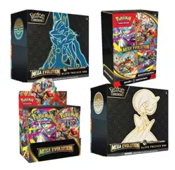 Presale: Mega Evolution Pokemon Center Both ETBs+Enhanced Booster Box + Bundle - Image 1