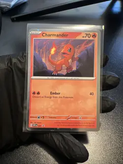 Charmander SVP 047 Black Star Promos Cosmos Holo Starter Pokemon 151 TCG 2023 NM - Image 1