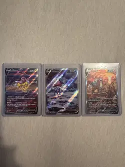 Pokemon TCG Crown Zenith Suicune v GG38, Raikou v GG41, Entei v GG36 NM - Image 1