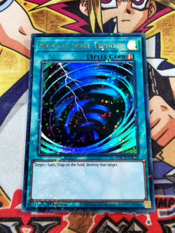 Mystical Space Typhoon hac1-en023 1st Ed (NM) Duel Terminal Ultra Rare Yu-Gi-Oh! - Image 1