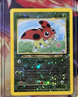 Pokemon TCG Ledyba 07/18 Southern Islands Reverse Holo Card - Image 1