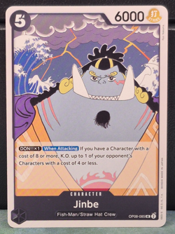 Jinbe OP08-085 Two Legends One Piece Near Mint NM Card Uncommon CCG UC Black - Image 1