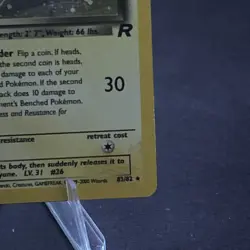 Pokemon Card: Team Rocket 1st edition Holo Secret Rare: Dark Raichu 83/82 - Image 3