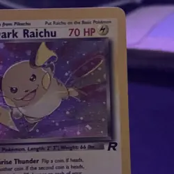 Pokemon Card: Team Rocket 1st edition Holo Secret Rare: Dark Raichu 83/82 - Image 4