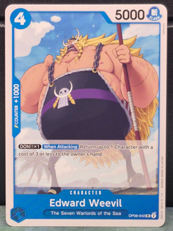 Edward Weevil OP08-042 Two Legends One Piece Near Mint NM Card Uncommon CCG UC - Image 1