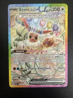 Pokemon Card Eevee EX Teracristal 167 / 131 SAR EVOLUZIONI PRISMATICHE PRE ITA - Image 1