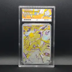 Pokemon TCG Card Joltik 150/142 Stellar Crown Illustration Rare - ACE 10 - Image 1