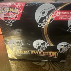 Factory Sealed Pokemon Mega Evolution Booster Box With Promo Card (36 Packs) - Image 1