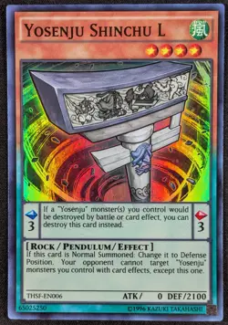 Yosenju Shinchu L 1996 Super Rare Yugioh Card THSF-EN006 (NM) - Image 1