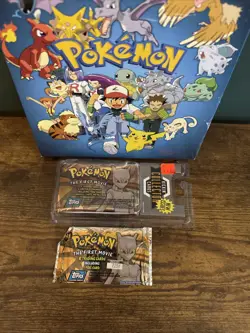 1998 Topps Pokemon The First Movie Trading Card Booster Packs Sealed X 4 Mewtwo - Image 2