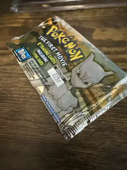 1998 Topps Pokemon The First Movie Trading Card Booster Packs Sealed X 4 Mewtwo - Image 5