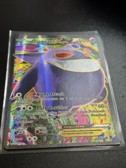 Pokemon TCG Gengar EX Holo Card 114/119 2014 XY Phantom Forces - Image 1