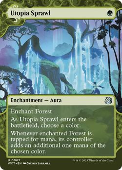 Utopia Sprawl (REGULAR) x1 - MTG Wilds of Eldraine: Enchanting Tales WOT #63 - Image 1