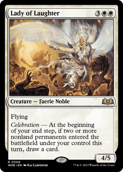 Lady of Laughter (REGULAR) x1 - MTG Wilds of Eldraine WOE #309 - Image 1