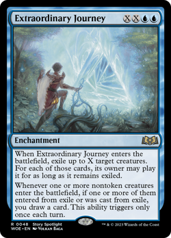 Extraordinary Journey (REGULAR) x1 - MTG Wilds of Eldraine WOE #48 - Image 1