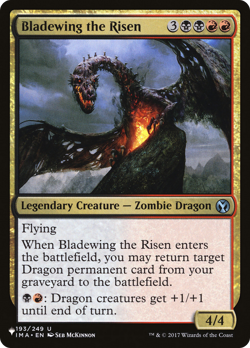 Bladewing the Risen (REGULAR) x1 - MTG The List PLST #IMA-193 - Image 1
