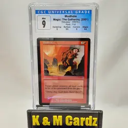 MTG - Odyssey - Mudhole - Foil - Graded - CGC 9 - Image 1