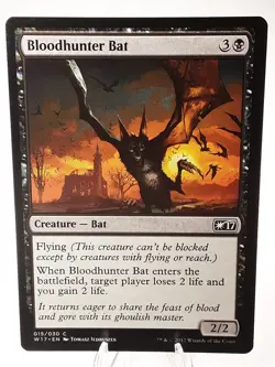 MTG - Welcome Deck 2017 - Bloodhunter Bat (015/030) - Image 1
