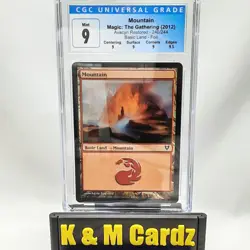 MTG - Avacyn Restored - Mountain - Foil - Graded - CGC 9 - Image 1