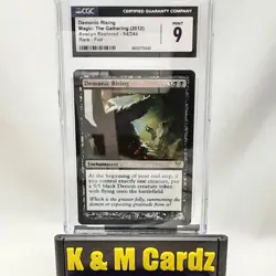 MTG - Avacyn Restored - Demonic Rising - Foil - Graded - CGC 9 - Image 1