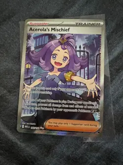 Pokemon Mega Evolutions Acerola's Mischief 165/132 Full Art Trainer - Image 1