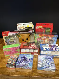 POKEMON TGC Sealed bundle LOT-10 Items, English & Japanese - Image 1