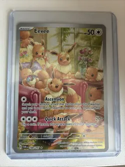 2024 Pokemon Twilight Masquerade Eevee 188/167 Illustration Rare - Image 1