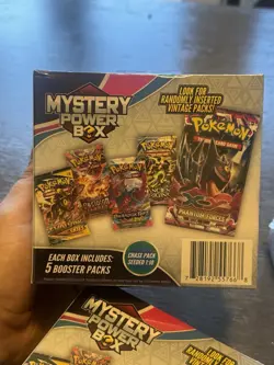 Lot of 3 - Pokemon Mystery Power Box Chase Pack Seeded 1:10 (5 Booster Packs) - Image 3