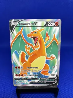 Pokemon TCG Charizard V (Full Art) 153/172 SWSH: Brilliant Stars - NM - Image 1