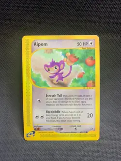 Aipom 067/147 Pokemon TCG Aquapolis Regular LP - Image 1