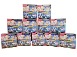 Lot Of 11 Pokemon Scarlet & Violet Surging Sparks Booster Bundle Sealed Boxes - Image 1