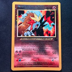 Entei 34 Black Star Promo Rare Holo Pokemon Card - Image 1