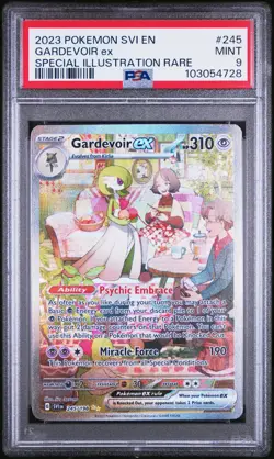 Pokemon Card Gardevoir ex 245/198 Scarlet & Violet Illustration Rare PSA 9 MINT - Image 1