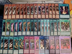 Yugioh 47 Card Ancient Gear Deck Core Geartown QCR Howitzer Dark Golem - Image 1