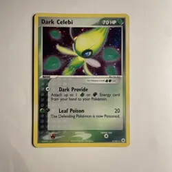 Pokemon Dark Celebi Holo Rare TCG Card 4/101 Hidden Legends 2004 LP - Image 1