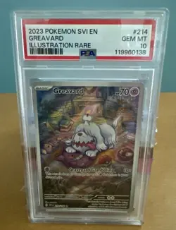 Pokemon TCG Greavard Reverse Holo Card 105/198 Scarlet & Violet Base Set - Image 1