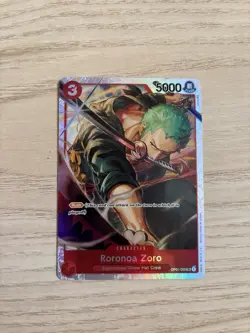 Roronoa Zoro OP01-025 Alt Art AA One Piece Card THE THREE CAPTAINS English TCG - Image 1