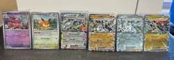Prismatic Evolutions EX Card Lot 4 / Eevee Poke / Aromatisse Master Ball NM - Image 1