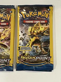 Pokemon XY BREAKpoint 3 Card Mini Booster Pack 2016- 12 Pack Lot - Image 4