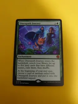 Omenpath Journey. Mythic Enchantment. BIG MTG Card. - Image 2