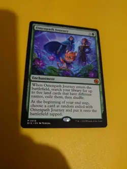 Omenpath Journey. Mythic Enchantment. BIG MTG Card. - Image 4