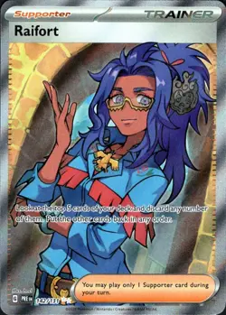 Raifort Full Art Trainer 142/131 - Paradox Rift - Pokemon Card NM - Image 1