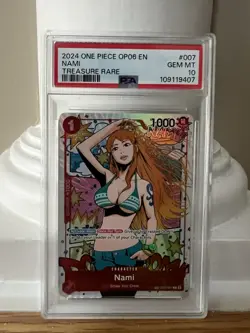 Nami PSA 10 One Piece English Card ST01-007 2024 Wings of the Captain Alternate - Image 1