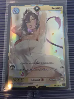 Rainhoe 9 Holo 1st Edition Awakened Worlds Card GamerSupps VCard 026/250 - Image 1