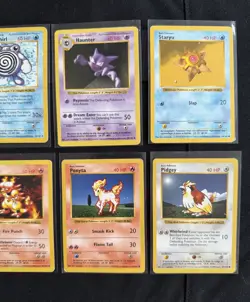 x 8 Pokemon Cards: Shadowless Base Set Cards Non-Holo Bundle Joblot 1999 WOTC - Image 3