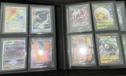 Pokemon Top Loader Binder Of 128 Cards - Mostly NM Or Better - READ DESCRIPTION! - Image 5