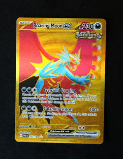 Pokemon Card TCG - Roaring Moon EX 262/182 - Paradox Rift - Hyper Rare - NM ⭐ - Image 1