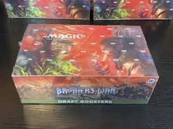 Magic the Gathering the Brothers' War Draft Booster Box - 36 Packs - Sealed - Image 1